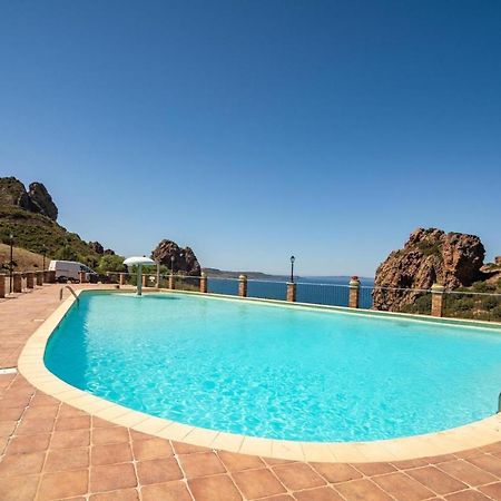 Villetta L'Estasi Tanca Piras a bordo piscina, vista mare e Wi-Fi Nebida Esterno foto