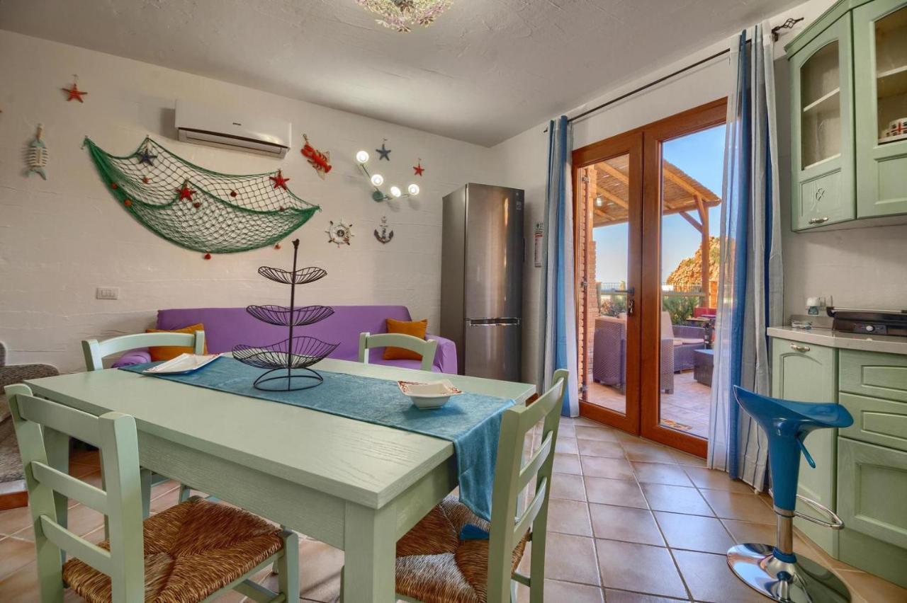 Villetta L'Estasi Tanca Piras a bordo piscina, vista mare e Wi-Fi Nebida Esterno foto