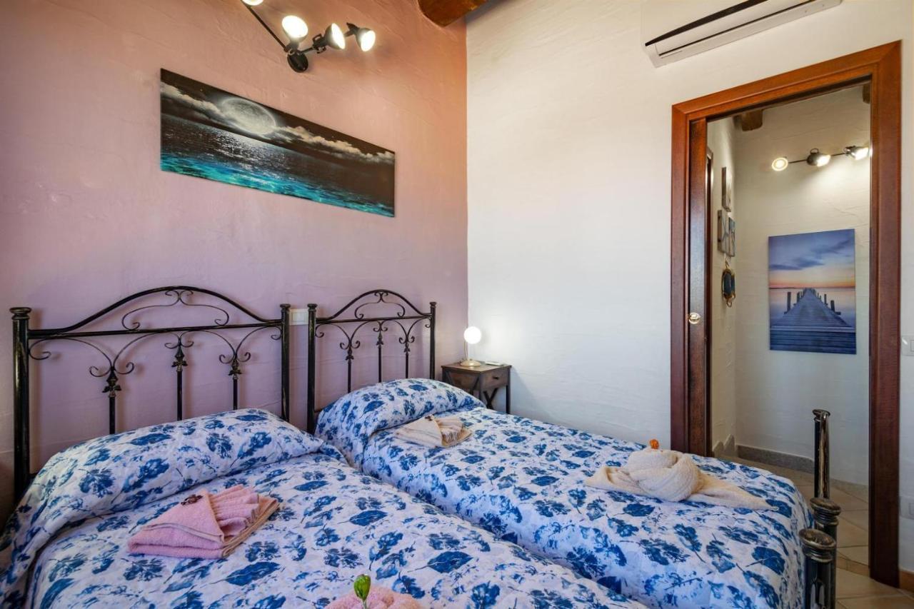 Villetta L'Estasi Tanca Piras a bordo piscina, vista mare e Wi-Fi Nebida Esterno foto