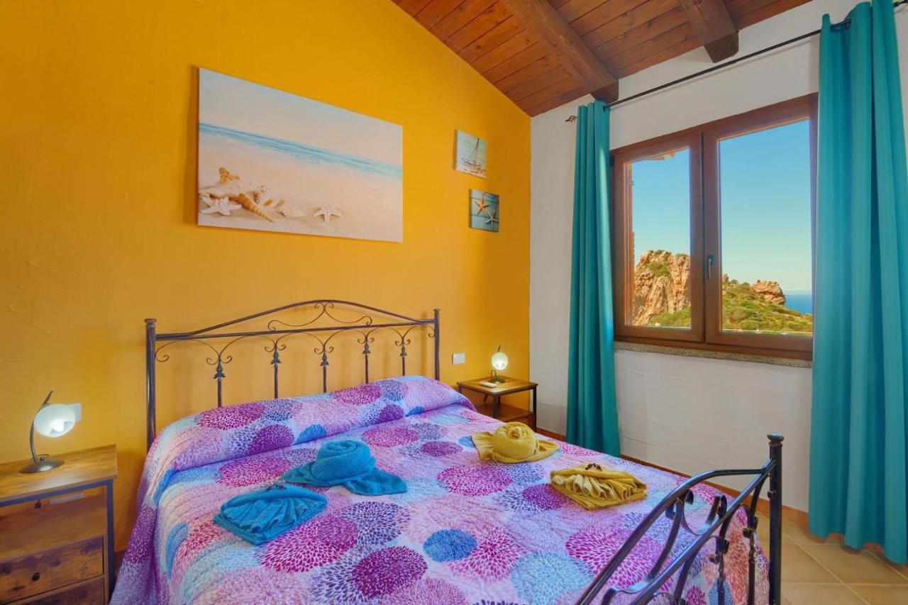 Villetta L'Estasi Tanca Piras a bordo piscina, vista mare e Wi-Fi Nebida Esterno foto