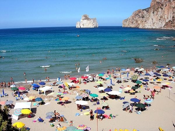 Villetta L'Estasi Tanca Piras a bordo piscina, vista mare e Wi-Fi Nebida Esterno foto